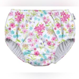 i play. Floral Reusable Swim Diaper - Pink,‎ Blue & Green